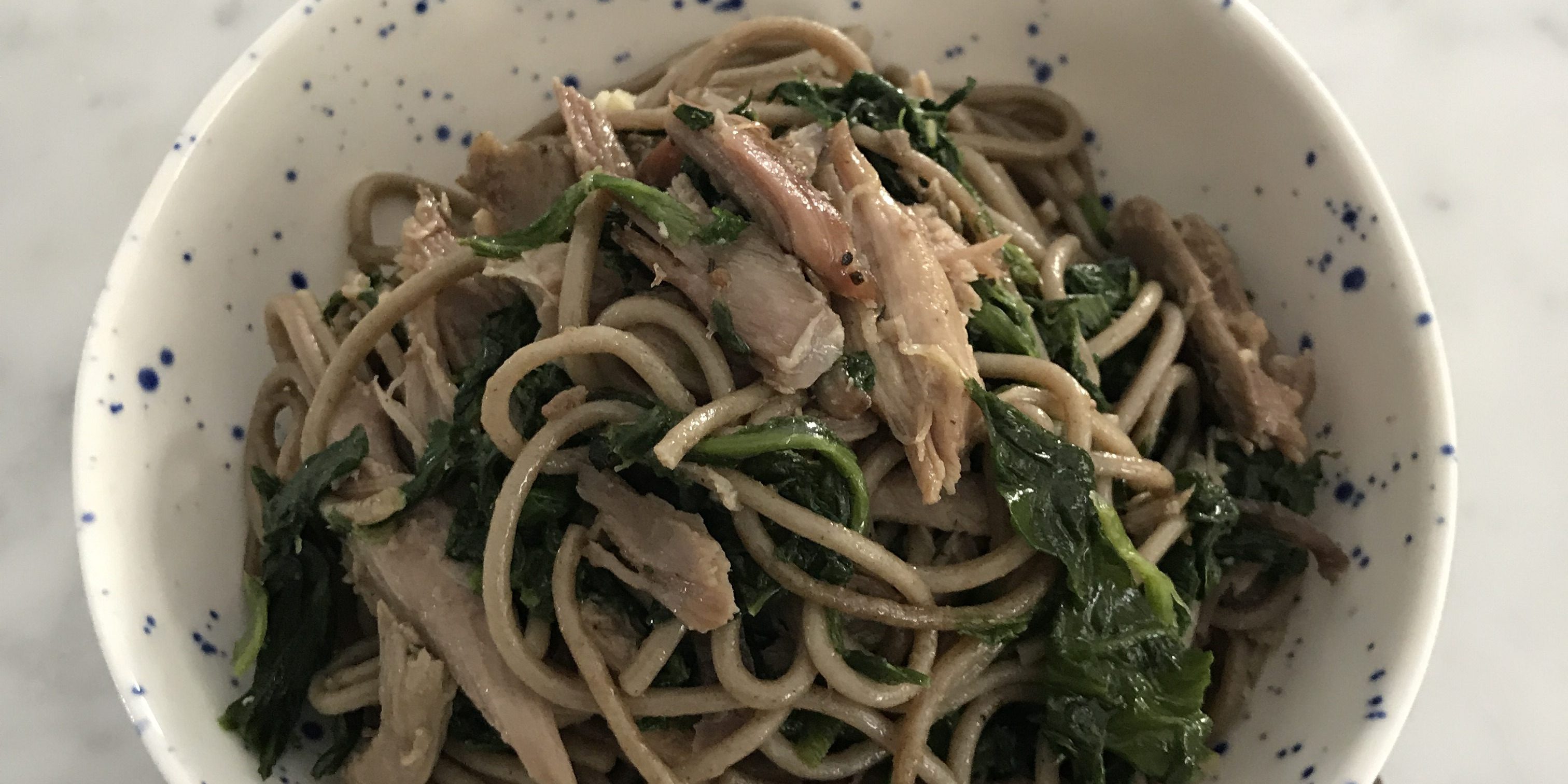 konfitowana kaczka z makaronem soba 2