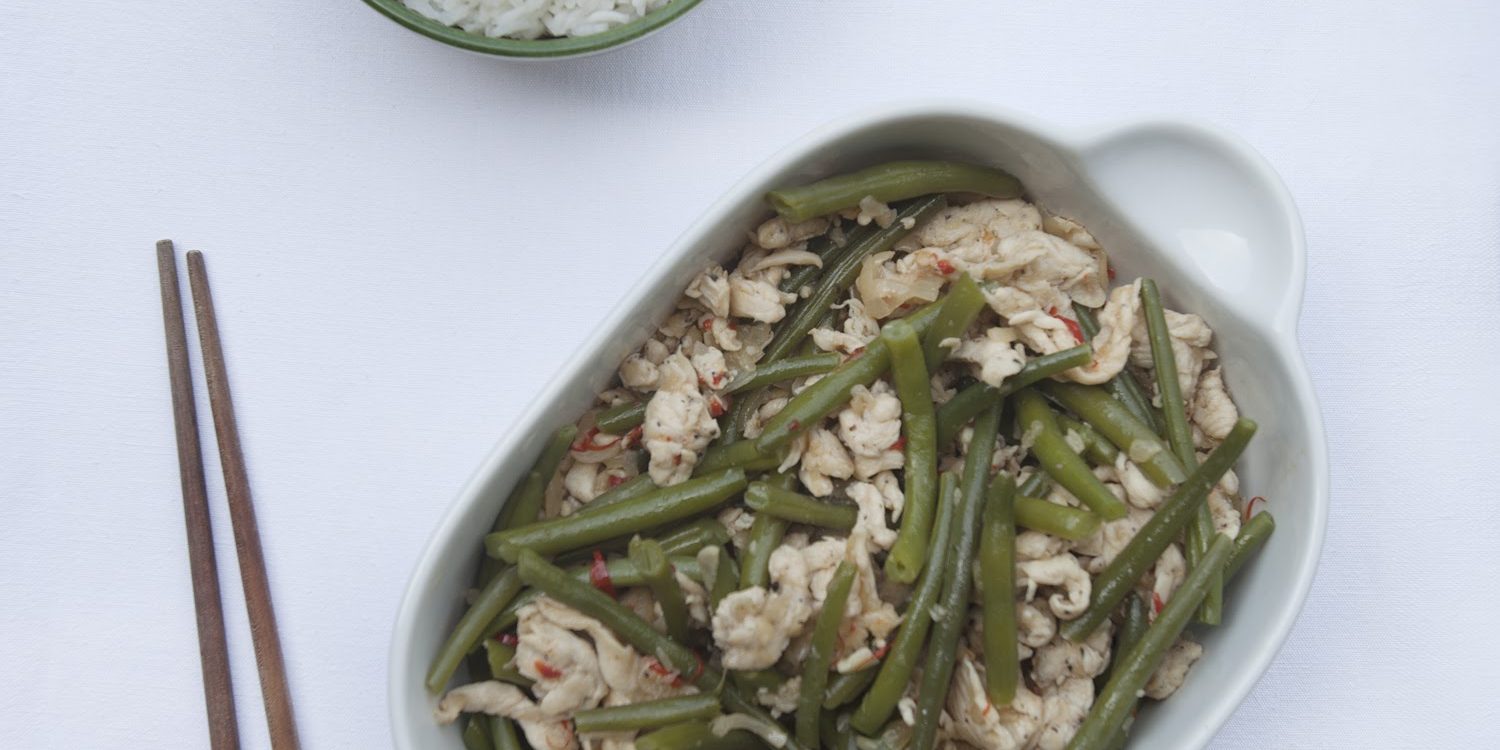 kurczak z fasolką szparagową