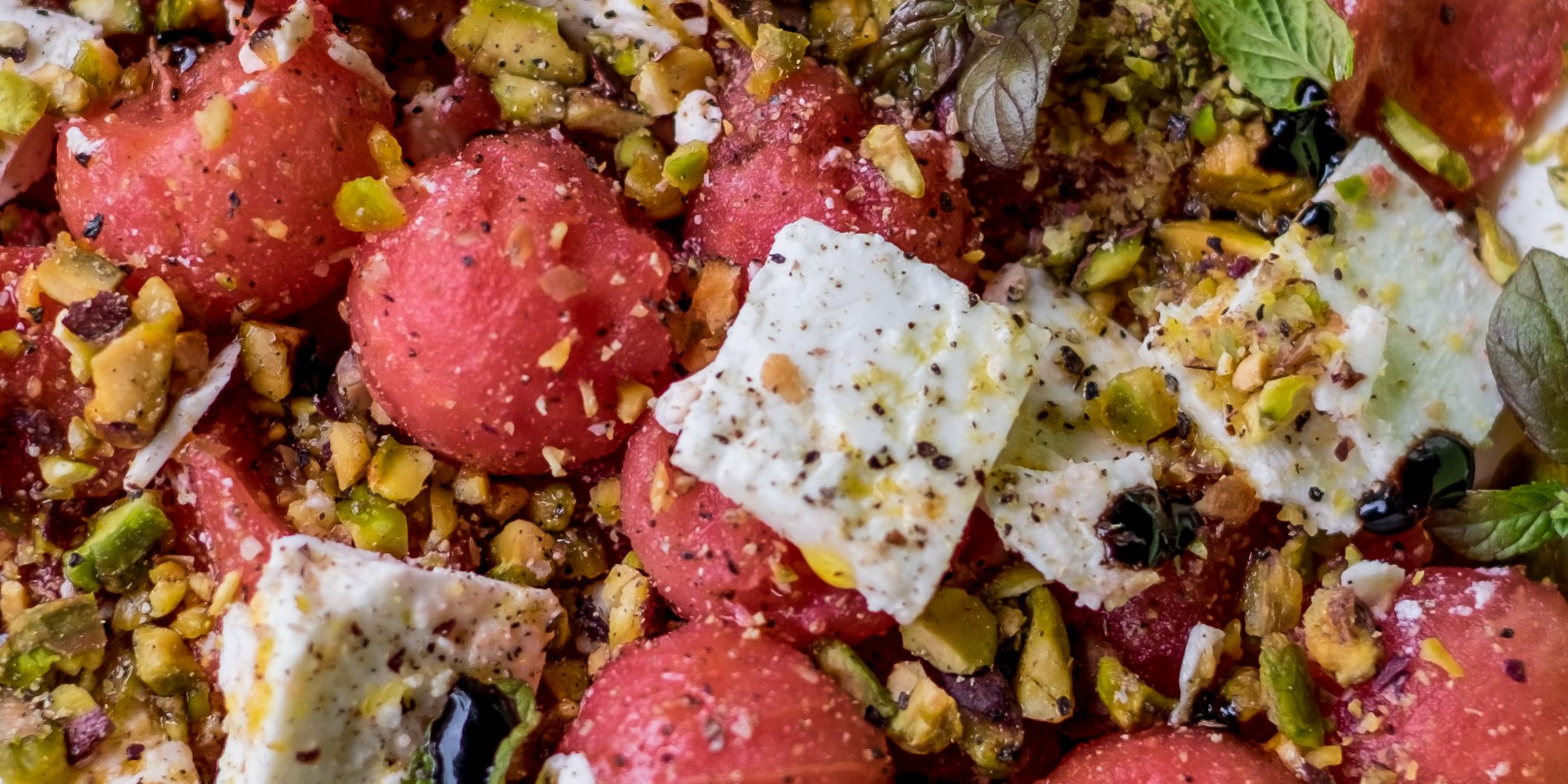 salatka z arbuzem i feta